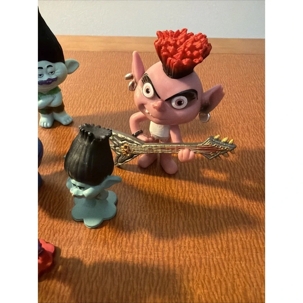 Dreamworks Trolls Figures Toy‎ Lot Of 12 Cake Toppers Toys